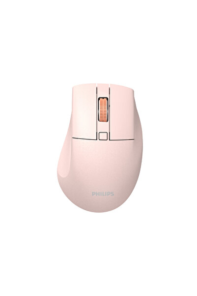 Philips SPK7528 Kablosuz Bluetooth 1600DPI 5 Tuşlu Sessiz Optik Mouse Pembe