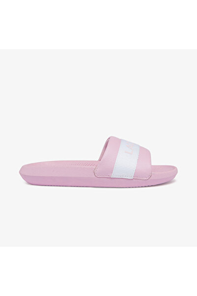 Lacoste Kadın Croco Pembe Terlik