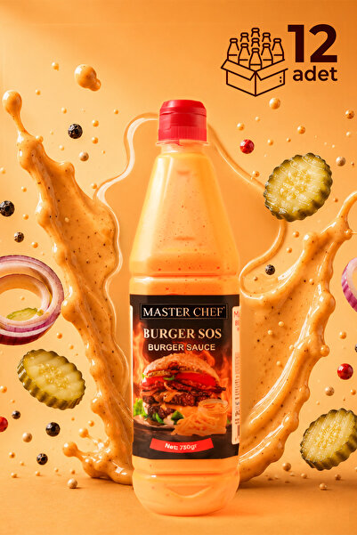 Masterchef Burger Sos 730 Gr 12 Adet