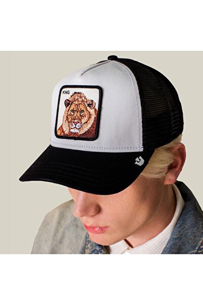Goorin Bros Pălărie King Trucker din amestec de bumbac cu detaliu din plasă, ...