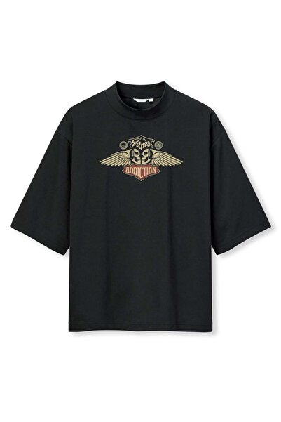 buzagi tasarım ürünleri Jane's Addiction Digital Print Oversize Black Unisex ...