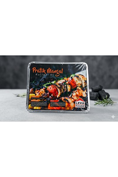 Lider MAGNESİA Tek Kullanımlık Pratik Hazır Mangal Kolay Taşınabilir