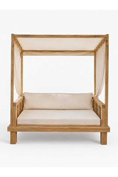 Pinklime Jr. &MaCherie Bohem Tarz Bahçe Balkon Havuz Koltuk Daybed Gölgelikli...