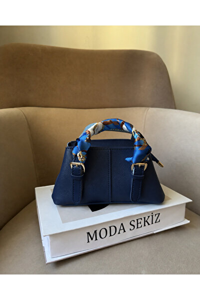 Moda Sekiz شال نسائي مع إكسسوارات مقاس صغير بحمالات متقاطعة حقيبة كتف