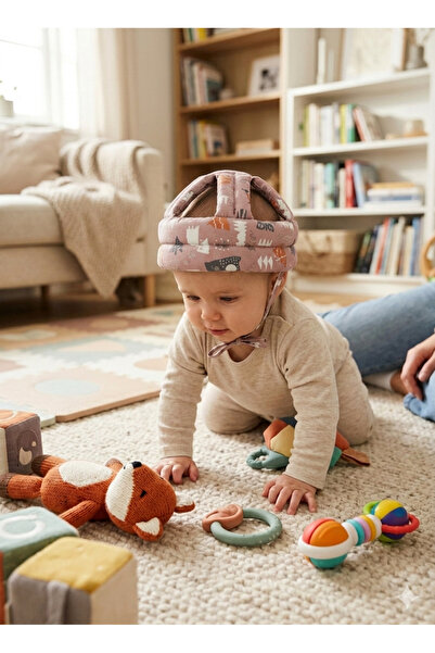 Generic Baby Head Protection Pad - Anti-Fall and Anti-Collision Safety Hat