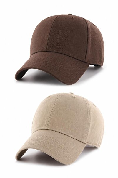 GYES Pălărie sport unisex - set de 2, spate cu velcro, reglabilă