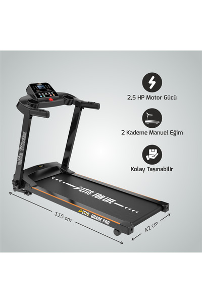 ALTIS Grade Pro Manuel Eğimli Koşu Bandı 2,5hp