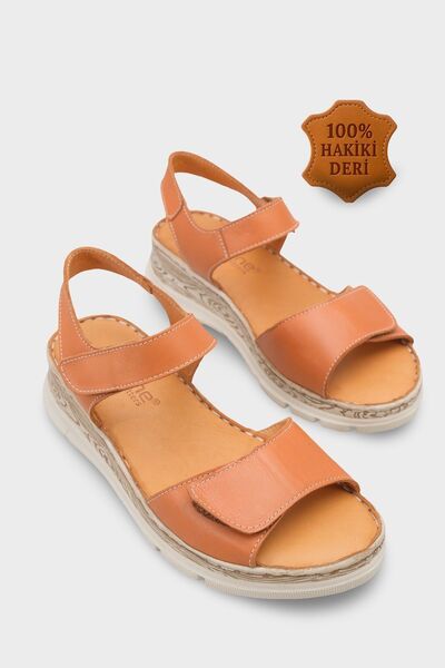 Capone Outfitters Corrinne Дамски сандали от естествена кожа, меки и удобни