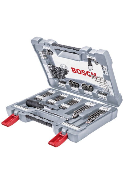 Bosch Set premium de burghie și șurubelnițe X-Line, 105 piese, set de burghie...