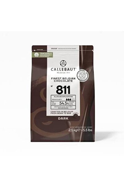 Callebaut 811 Bitter Küvertür Drop Çikolata 2.5 KG