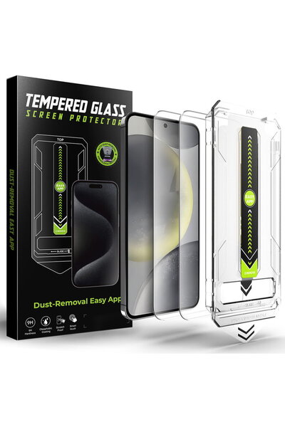Techsuit Защитно фолио за Samsung Galaxy S25 / Galaxy S24 (комплект от 2 броя...