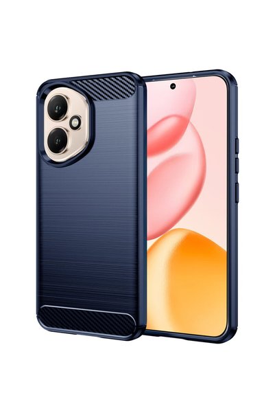 Techsuit Husa pentru Honor 400 - Carbon Silicone - Blue