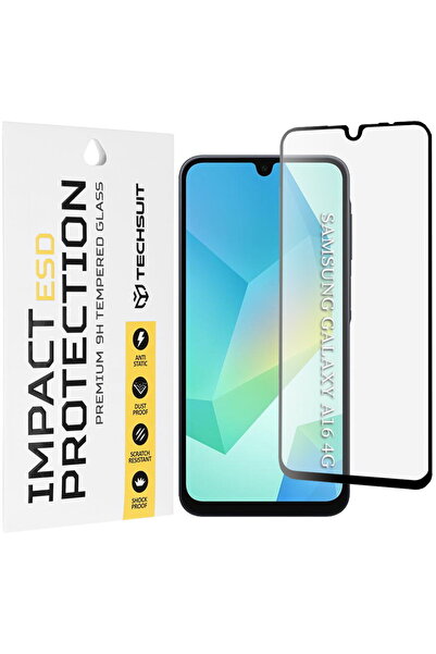 Techsuit Folie pentru Samsung Galaxy A16 4G / A16 5G - Sticlă ESD - Negru