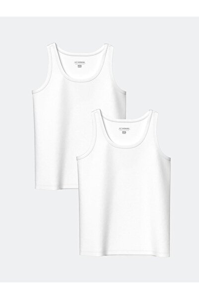 LC Waikiki Crew Neck Basic Boys' Undershirt 2-Pack (S4)