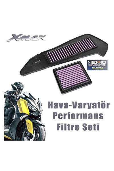 Yamaha BOSSPARTS Xmax 250/300 2018-2025 Hava Varyatör Filtre Seti