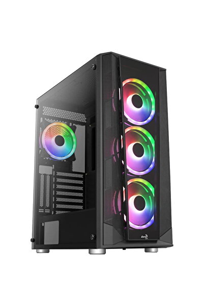 AEROCOOL Prism G-BK-v3 ATX Negru