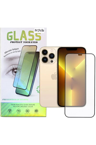 Spacer FOLIE STICLA pentru Iphone 12 Pro Max, grosime 0.3mm, acoperire totala...