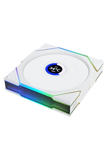 Lian Li Ventilator 120 mm UNI Fan TL LCD 120 Wireless ARGB cu palete inverse ...