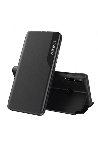 Techsuit Θήκη για Huawei P30 Lite / P30 Lite New Edition - Σειρά eFold - Μαύρο