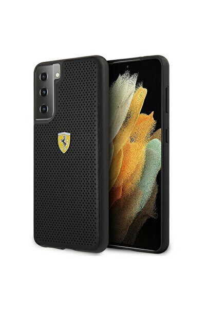 Ferrari FESPEHCS21MBK S21+ G996 μαύρο/μαύρο σκληρή θήκη On Track Διάτρητο