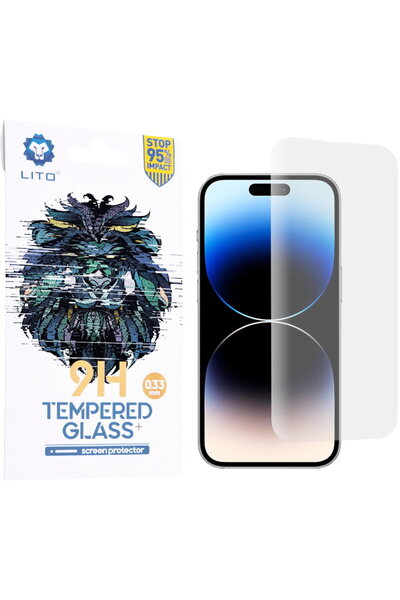 Lito Folie pentru iPhone 14 Pro - 2.5D Classic Glass - Clear