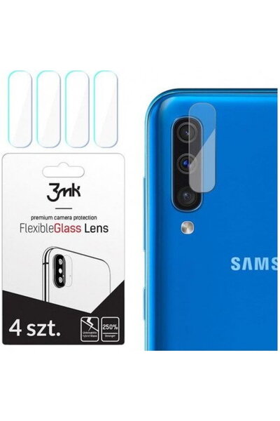 3MK Lentilă de cameră hibridă din sticlă FG pentru Galaxy A50