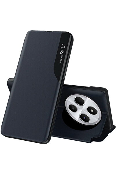 Techsuit Husa pentru Xiaomi Redmi 14C / Poco C75 - eFold Series - Dark Blue