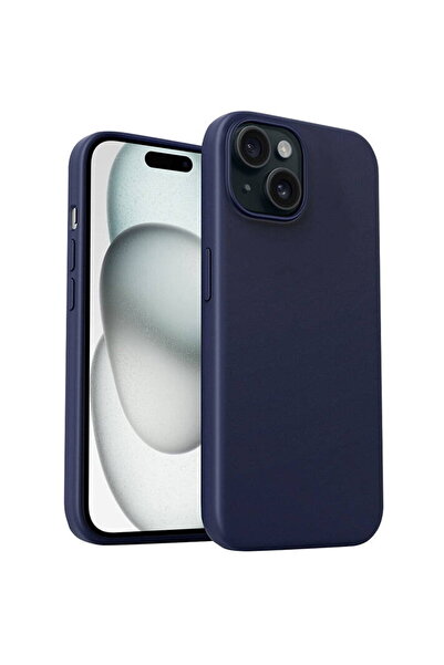 AUKEY Carcasa PC-GJ10B pentru iPhone 15 Plus (albastru furtuna)