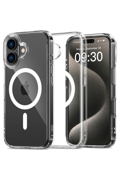 Tech-Protect FlexAir Υβριδική Θήκη MagSafe για iPhone 16 Plus, με Διαφανή Πλά...
