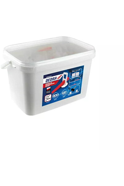DEDRA EXIM Set de nivelare a plДѓcilor 300clipuri+100pene intr-o gДѓleatДѓ de 5L