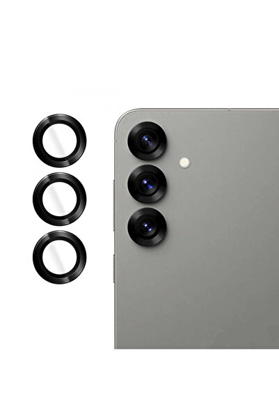 Lito Folie pentru Samsung Galaxy S25 - S+ Camera Glass Protector - Black