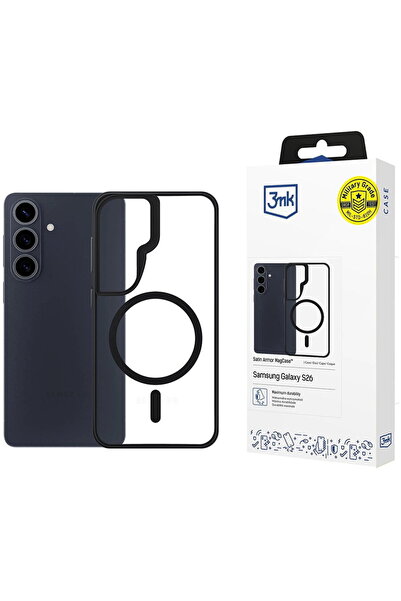 3MK Θήκη για Samsung Galaxy S26 Plus - Satin Armor MagCase - Διαφανής