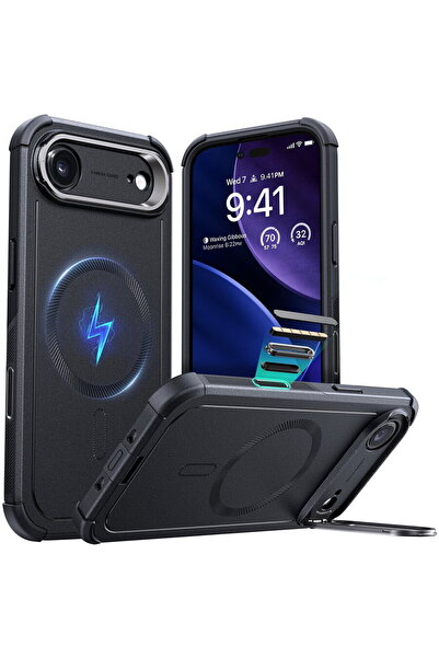 ESR Husa pentru iPhone 17 Air - Cyber Armor Kickstand - Black
