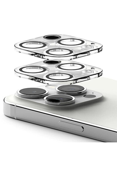 Ringke Folie de protecție cameră pentru iPhone 15 Pro Max (set 2) - Sticlă de...
