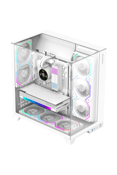GAMEMAX Infinity Pro White Fara Sursa Alb
