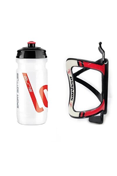 Generic Brand Elite Loli Bicycle Water Bottle + Sarissa Water Bottle Cage 600...