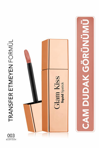 Flormar Glam Kiss Highly Pigmented & Moisturizing Glass Lip Look Glossy Finis...