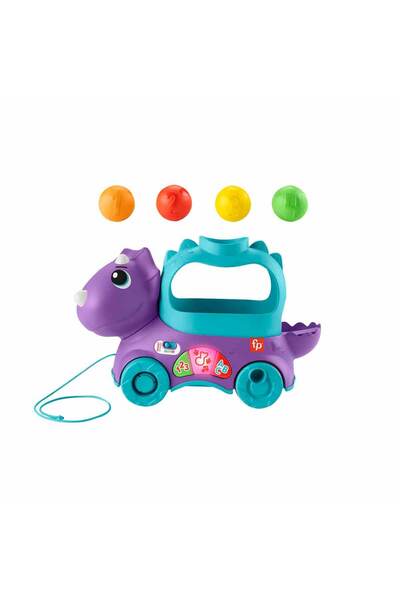 FISHER PRICE Art002 U01 Hnr55 Забавен динозавър Бернами Нов