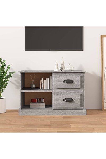Concept Comodă TV, gri sonoma, 73x35,5x47,5 cm, lemn prelucrat