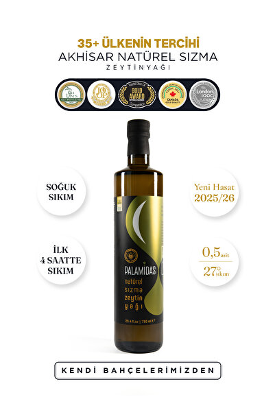Palamidas 750 ml Özel Harman Natürel Sızma Zeytinyağı 2025-2026 Yeni Hasat