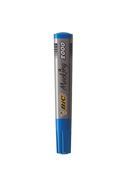Bic Marker permanent albastru cu vârf rotund 2000
