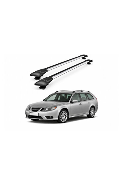 ART Bare portbagaj transversale auto aluminiu compatibile Saab 9-3 Sportwagon...