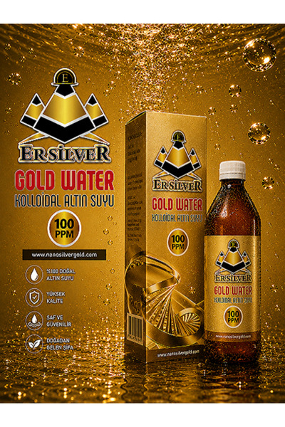 ERSİLVER KOLLOİDAL ALTIN SUYU 100 PPM