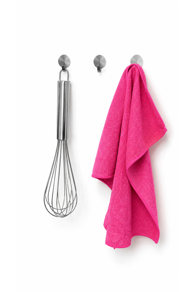 Hagen 6-Piece Oval Metal Bathroom and Kitchen Hanger - Chrome Plated Wall Hanger