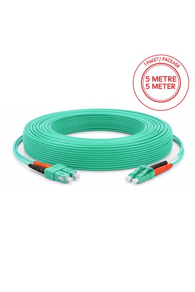 ALFAFONET Sc/Pc-Sc/Pc Multimode Om3 Duplex 10 Meter Fiber Patch Cord
