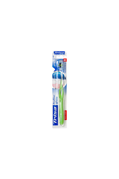 Trisa Periuță de dinți manuală Profilac White Soft 659649 Verde