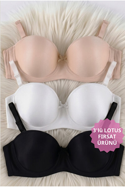 Women's Lotus Unfilled Stranded Bra Set of 3