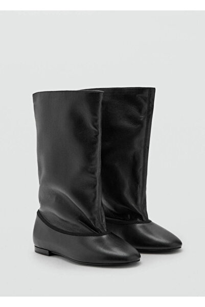 MANGO Woman Wide Toe Box Boots