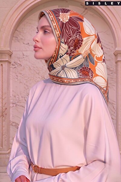 Sisley ELİSA DESENLİ EŞARP-2002-90*90