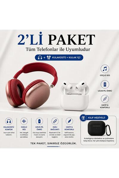 TEKNO Pro 2 Ios Android Uyumlu Kablosuz Bluetooth Kulaklık Kulakiçi Kulaklık ...